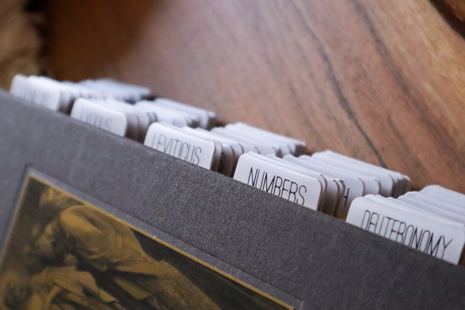 Bible Tabs Neutral Black | Matte-Coated Sticker Tabs