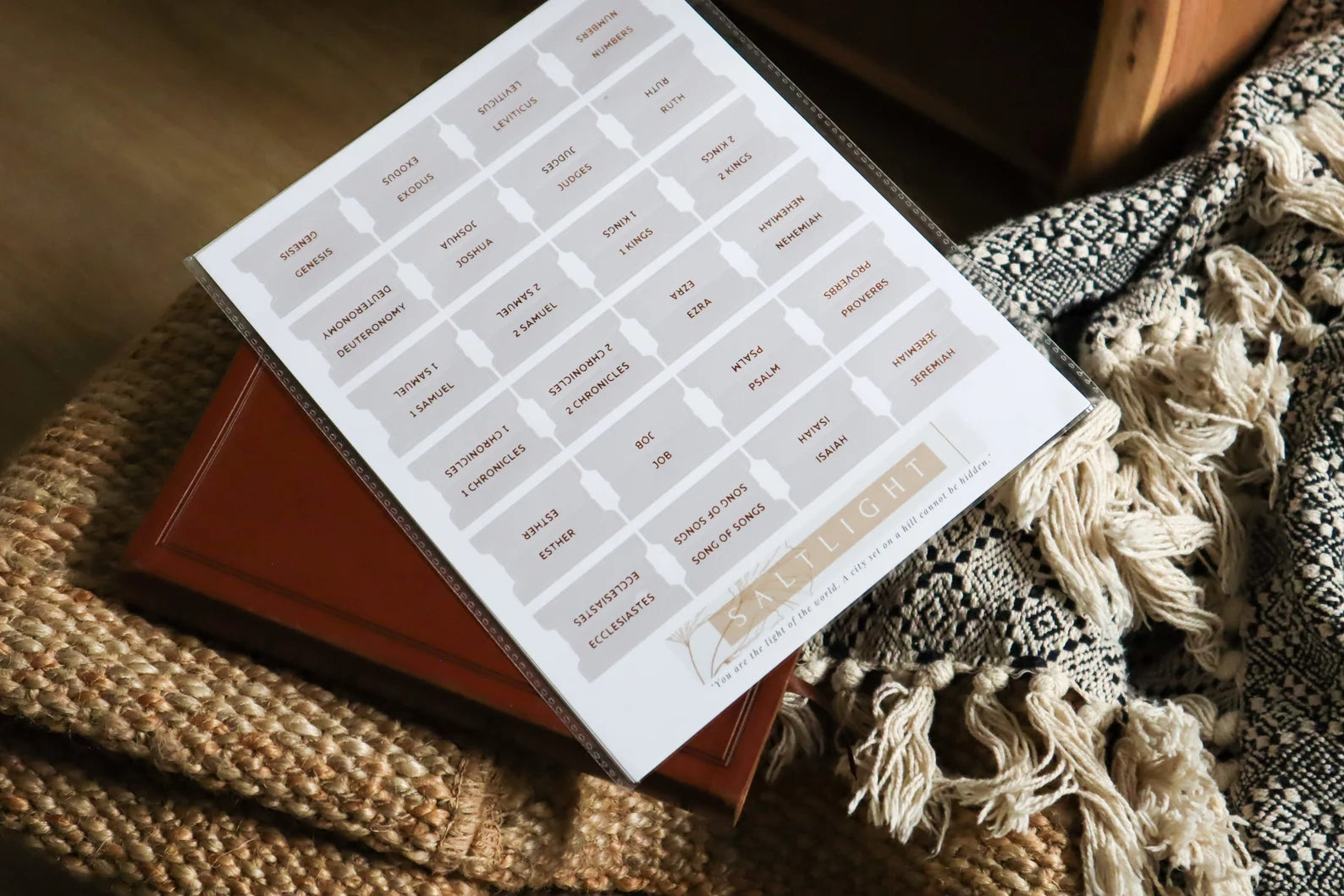Bible Tabs Neutral Copper | Matte-Coated Sticker Tabs