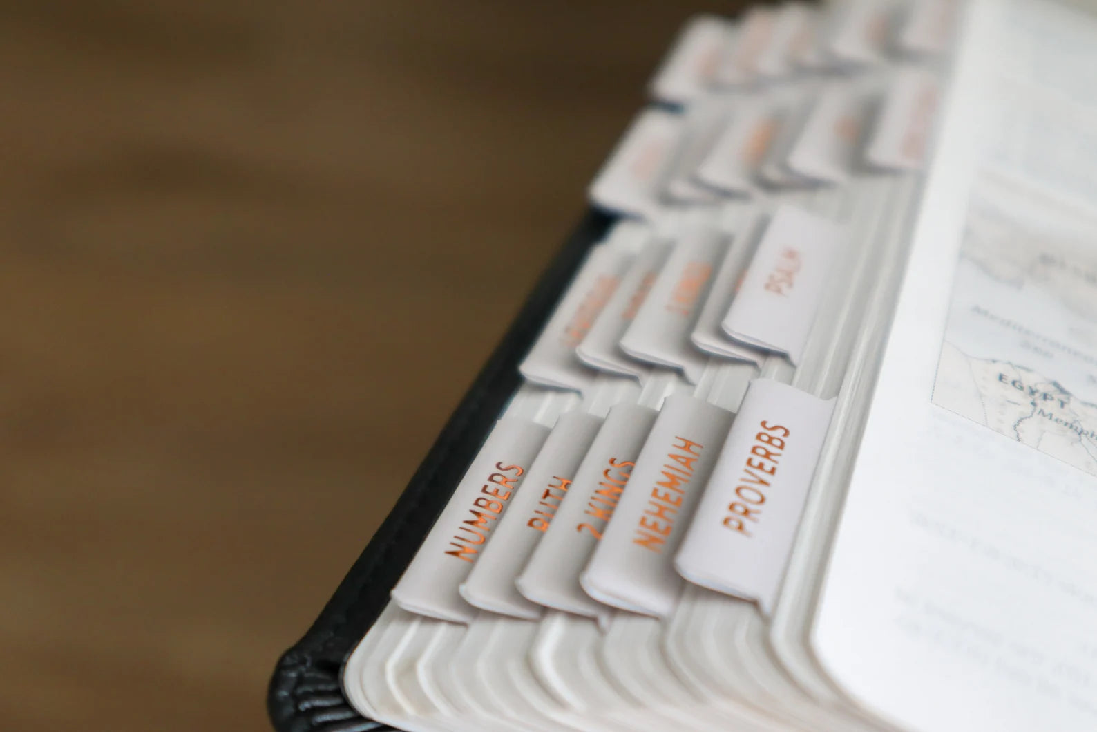 Bible Tabs Neutral Copper | Matte-Coated Sticker Tabs