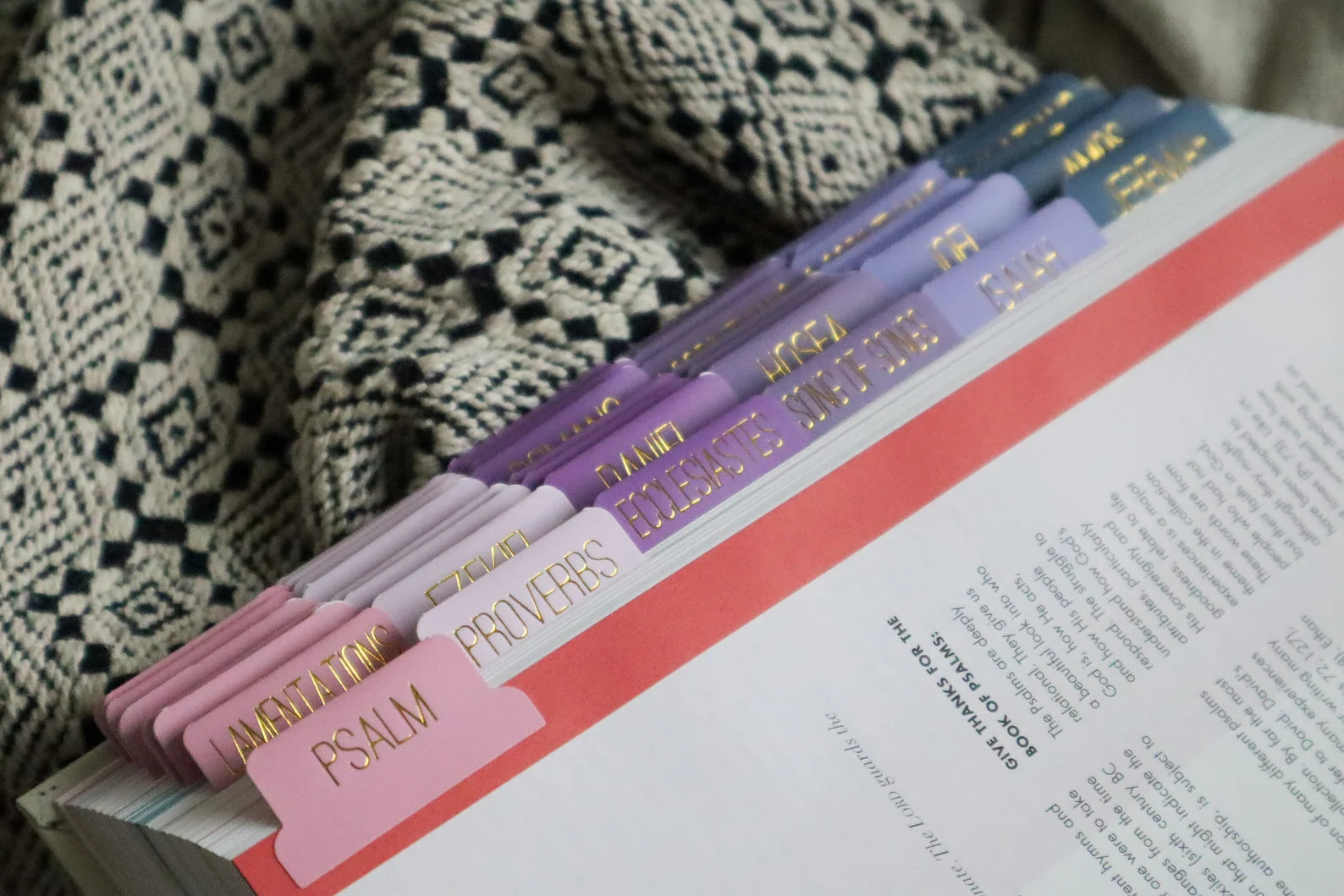 Bible Tabs Lilac Dreams & Matte-Coated Sticker Tabs