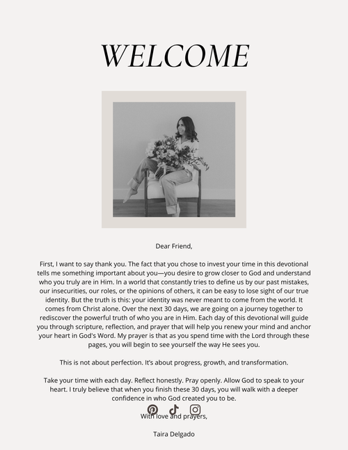 30-Day Identity in Christ Devotional