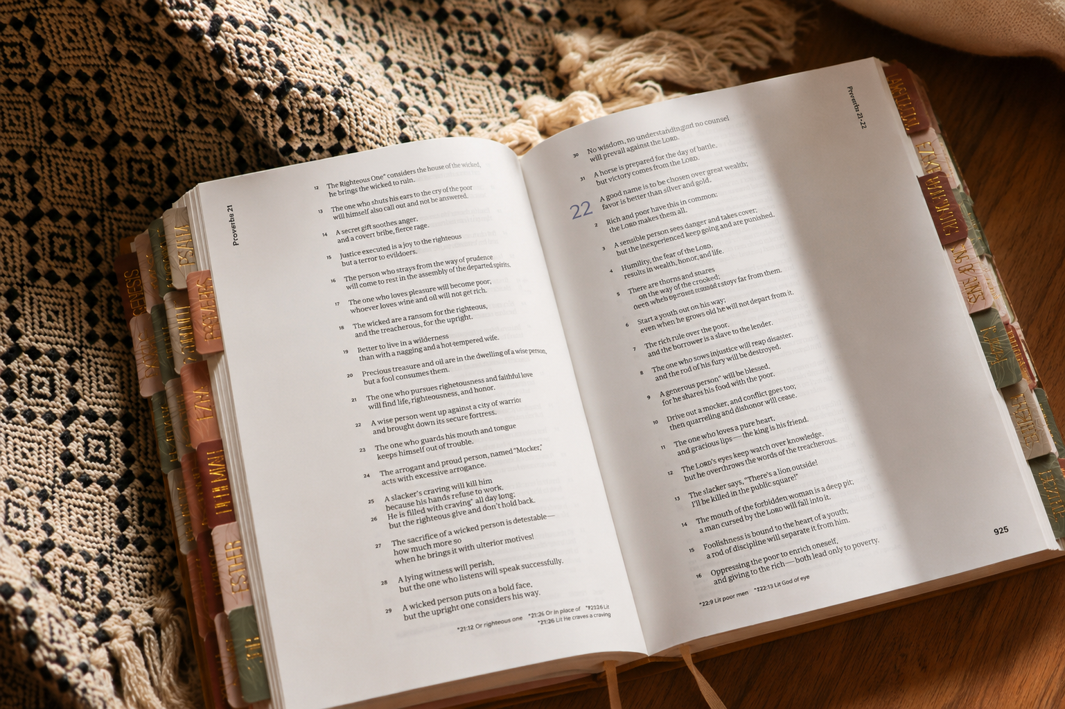 Bible Tabs — Earth Tone + Gold Foil (Matte-Coated)